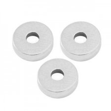 DQ metal disc bead 6x2mm Antique silver